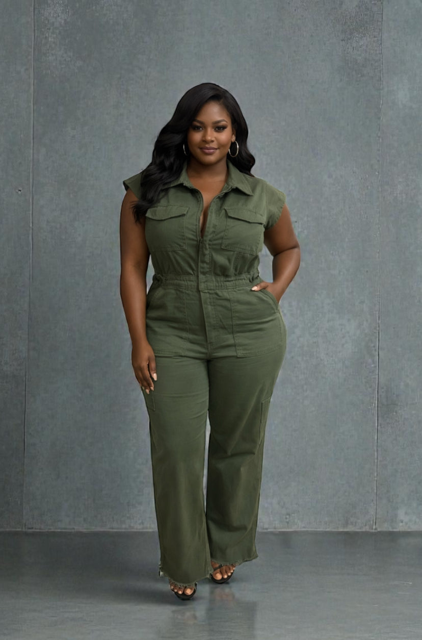 Luxe Cargo Jumpsuit